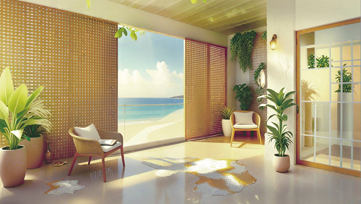 Mutsharabi de SHAWER balc&oacute;n interno